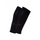 Hilly Pulse Sleeve Zero compression calf sleeves in black designed for running, recovery, muscle support and endurance sports performance