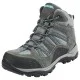Northside Freemont Womens Mid Hiking Boots Grey Aqua Women’s Northside Freemont mid hiking boots in grey and aqua featuring waterproof construction rugged traction sole cushioned ankle support and durable outdoor hiking design
