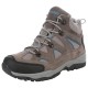 Northside Snohomish women’s mid hiking boots in brown and teal with waterproof construction cushioned ankle support rugged outsole and durable outdoor trail design