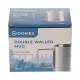 Domex double-walled stainless steel camping mug with folding handles and 210ml capacity for hiking, camping, travel and outdoor use