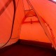 Domex Scout lightweight 2-3 person backpacking dome tent in bright orange designed for hiking, camping, trekking and outdoor adventures