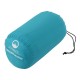 Domex Summer Night 15C sleeping bag in teal designed for warm weather camping, travel, hiking and summer outdoor adventures