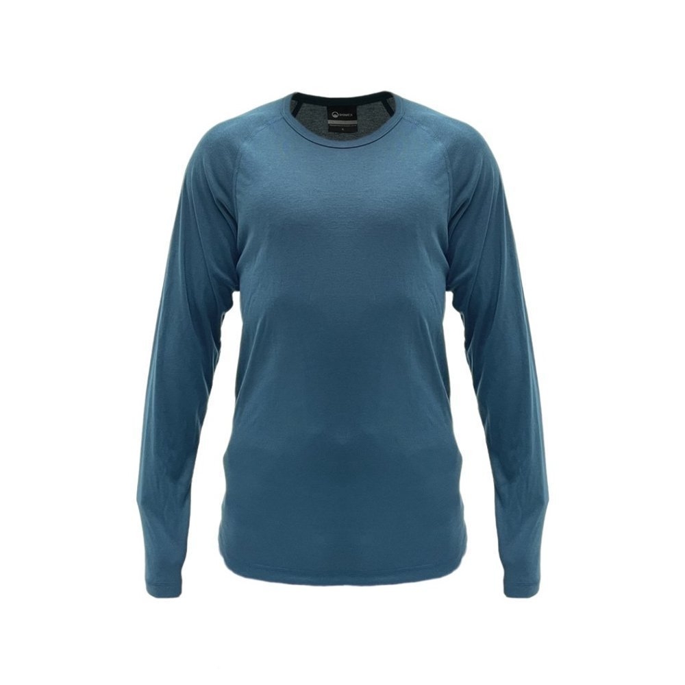 Domex Thermalayer long sleeve thermal top in navy designed for outdoor layering, hiking, camping, skiing and cold weather adventures