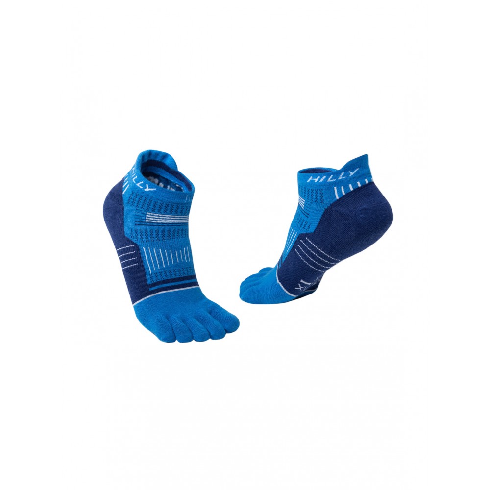 Hilly Toes Socklet running socks with five toe design, lightweight minimum cushioning and breathable performance fit for running and training activities