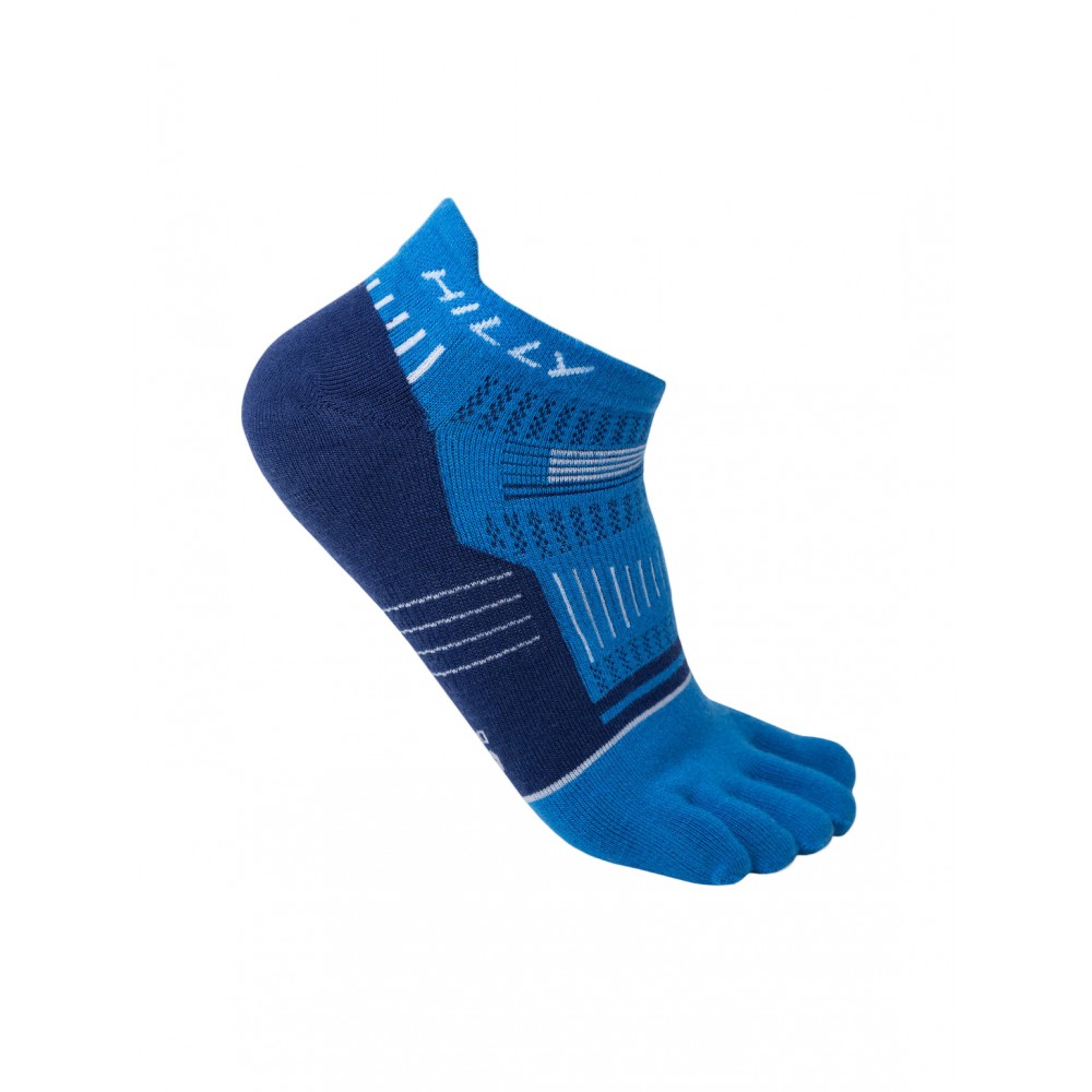 Hilly Toes Socklet running socks with five toe design, lightweight minimum cushioning and breathable performance fit for running and training activities