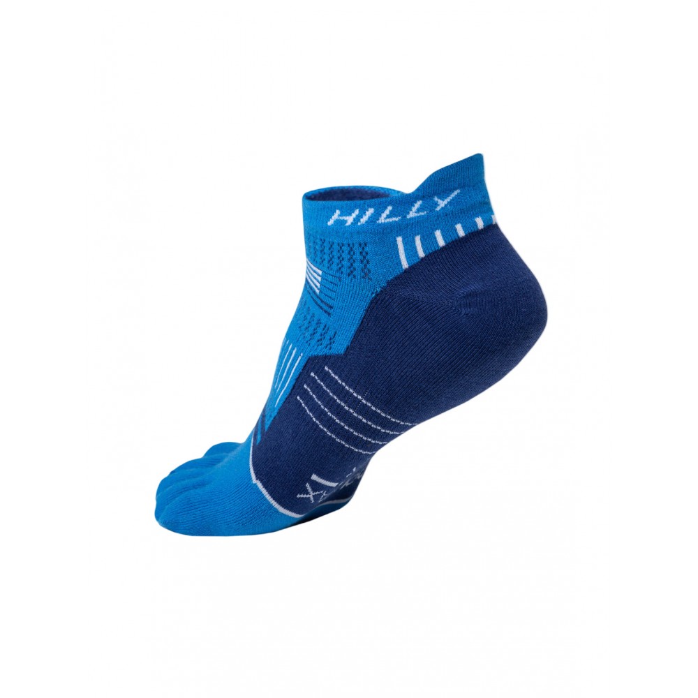 Hilly Toes Socklet running socks with five toe design, lightweight minimum cushioning and breathable performance fit for running and training activities