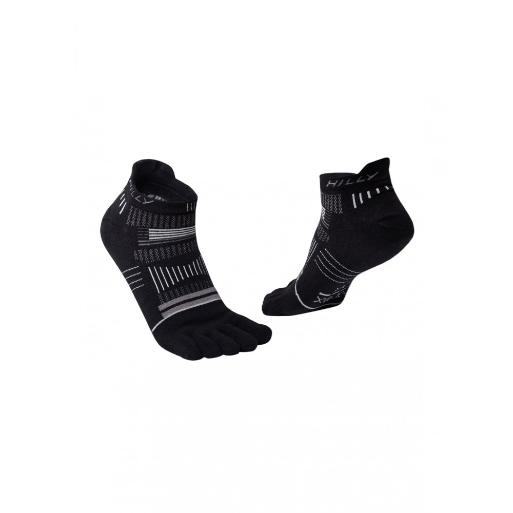 Hilly Toes Socklet running socks with five toe design, lightweight minimum cushioning and breathable performance fit for running and training activities