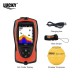 LuckyLaker FF1108-1CWLA rechargeable wireless fish finder with colour LCD display and floating wireless sonar transducer for kayak boat and shore fishing