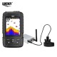 LuckyLaker wireless portable fish finder with colour LCD display wireless sonar transducer and rechargeable receiver for kayak boat and shore fishing