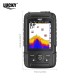 LuckyLaker wireless portable fish finder with colour LCD display wireless sonar transducer and rechargeable receiver for kayak boat and shore fishing