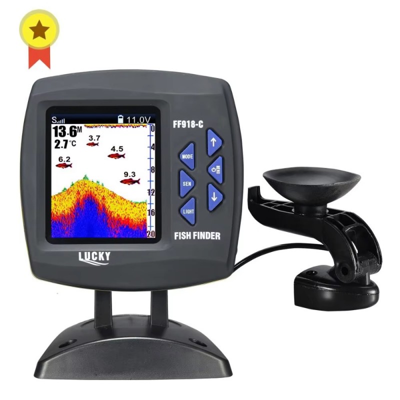 LuckyLaker Wired Boat Fish Finder 180m