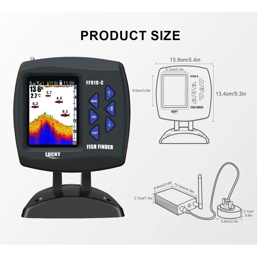LuckyLaker Wireless Boat Fish Finder 300m
