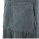Slate blue cotton poncho towel with hood front pocket and soft absorbent fabric designed for beach swimming surfing and outdoor changing use