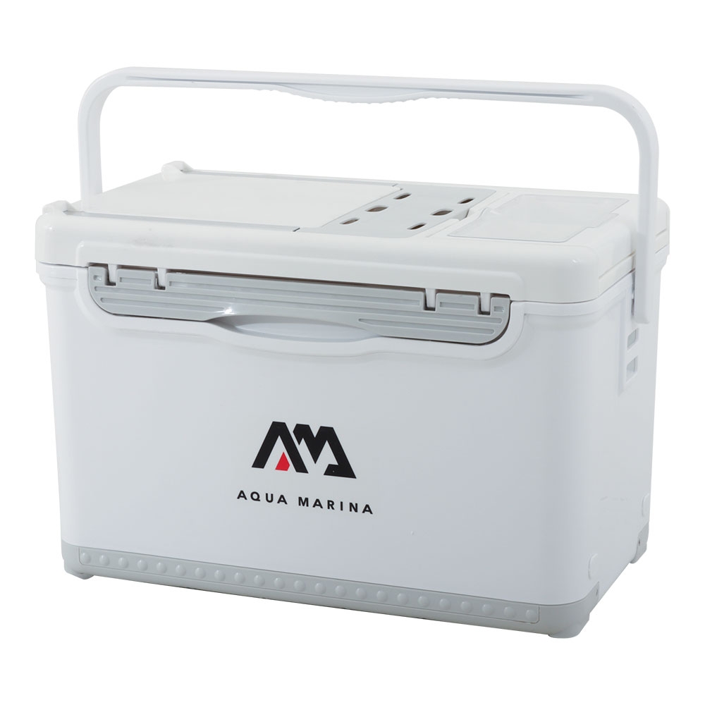 Portable Aqua Marina 22 litre chilly bin cooler with carry handle and durable insulated design for paddleboarding boating camping and fishing trips