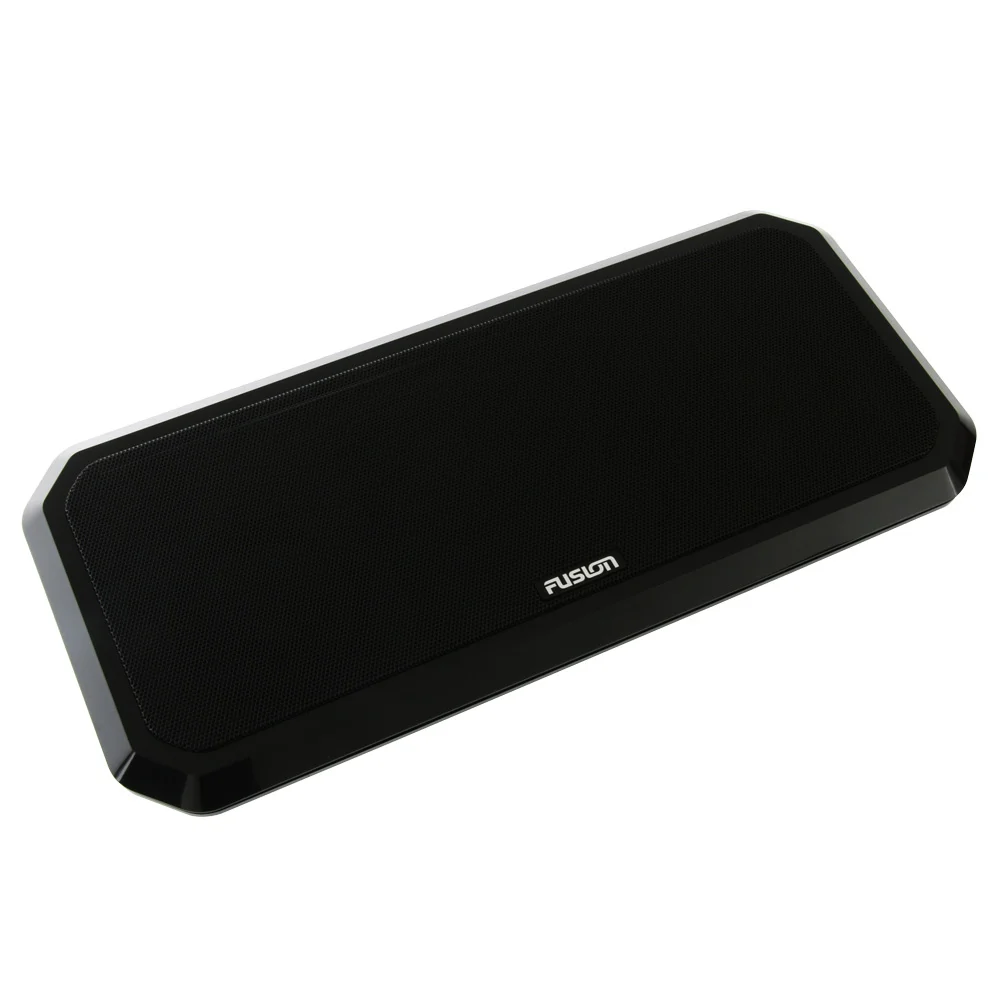 Fusion RV-FS402B All-in-One Shallow Mount Speaker System 200W Black Fusion RV-FS402B shallow mount all in one speaker system in black with compact low profile design for RV camper marine and mobile audio installations