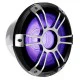 Fusion Signature 3 12 inch marine subwoofer with chrome sports grille and CRGBW LED lighting designed for premium boat yacht and marine audio systems