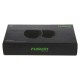 Retail packaging box for Fusion EL Series classic black marine speakers featuring 80 watt waterproof audio performance for boats and marine use