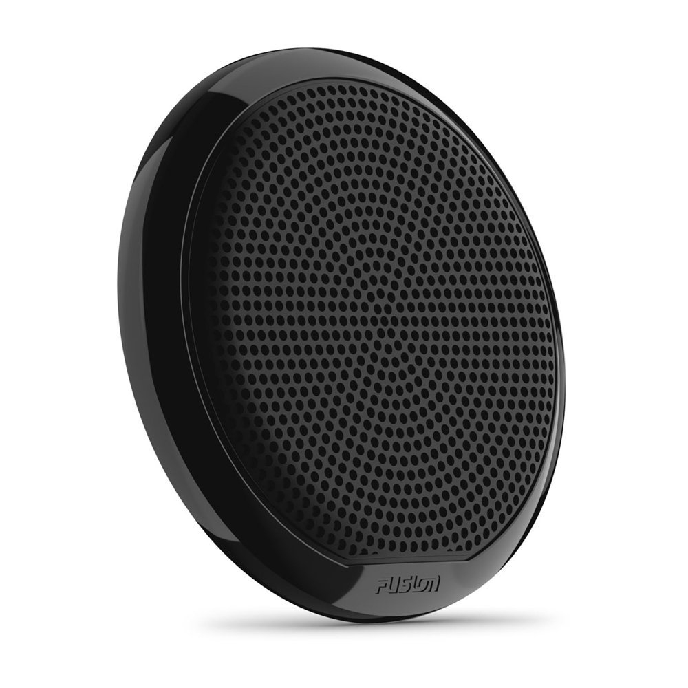 Pair of Fusion EL Series 6.5 inch marine speakers in classic black with waterproof design for boats yachts and marine entertainment systems