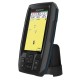 Garmin STRIKER Vivid 4cv fishfinder with CHIRP ClearVu sonar and GT20 TM transducer featuring vivid color display for boat and kayak fishing