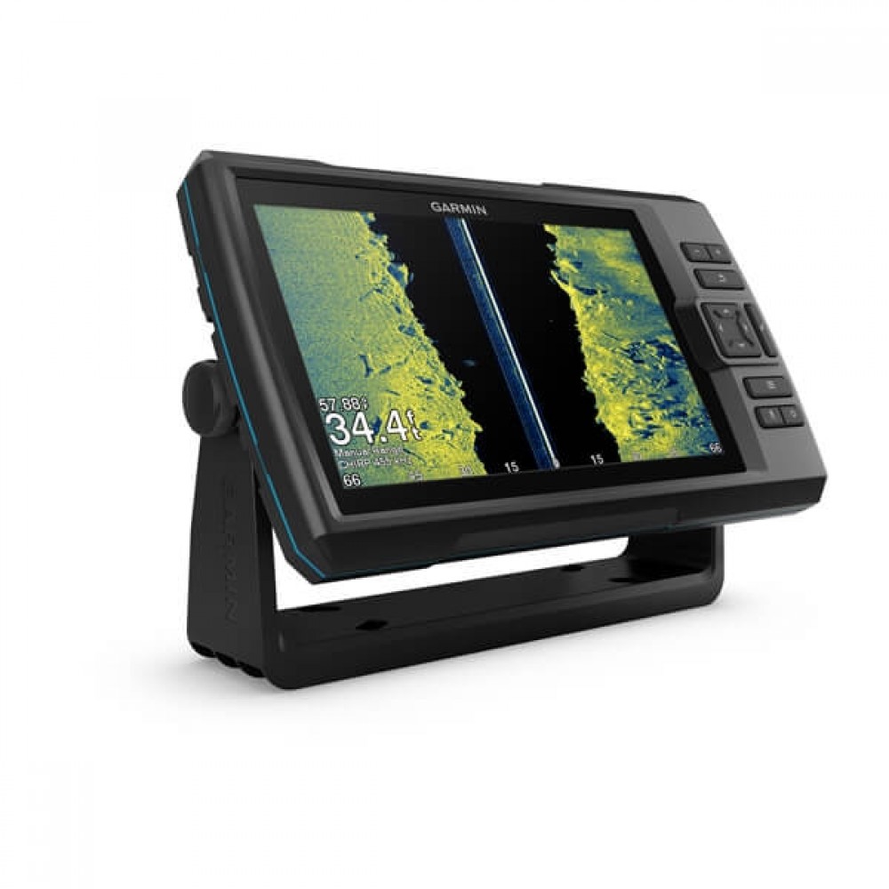 Garmin STRIKER Vivid 9sv CHIRP ClearVu SideVu Fishfinder with GT52HW-TM Transducer Garmin STRIKER Vivid 9sv fishfinder with CHIRP ClearVu SideVu sonar and GT52HW TM transducer featuring large high resolution display for advanced marine fishing and navigation