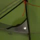 Marmot Limelight 2-person camping tent in foliage green and dark azure blue with waterproof rainfly designed for backpacking camping and outdoor adventures