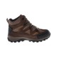Northside Snohomish men’s mid wide hiking boots in tan and dark honey featuring waterproof construction rugged traction outsole cushioned ankle support and durable trail design