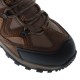 Northside Snohomish men’s mid wide hiking boots in tan and dark honey featuring waterproof construction rugged traction outsole cushioned ankle support and durable trail design
