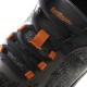 Northside Belmont Trek men’s hiking shoes in black and orange featuring lightweight breathable mesh construction flexible traction sole and durable outdoor trail design
