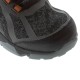 Northside Belmont Trek men’s hiking shoes in black and orange featuring lightweight breathable mesh construction flexible traction sole and durable outdoor trail design
