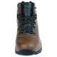 Northside Apex Lite women’s mid hiking boots in brown and teal featuring waterproof leather construction rugged traction outsole cushioned ankle support and durable outdoor trail design
