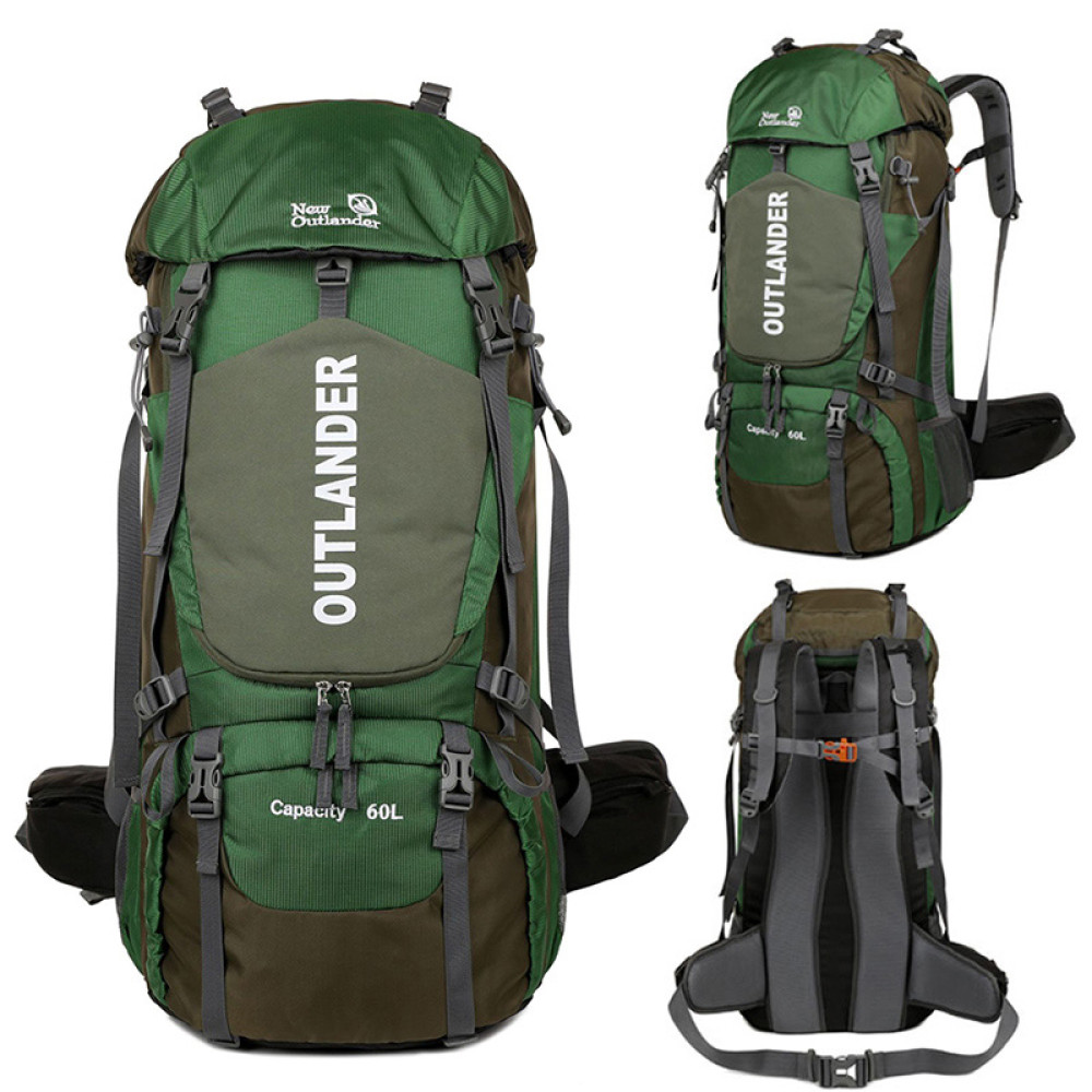 Outlander 60L Hiking Backpack - Large Capacity Waterproof Trekking Rucksack