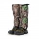 Durable leg gaiters made of nylon and Oxford cloth, suitable for various outdoor activities.