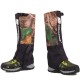High-quality leg gaiters made of 600D anvil oxford fabric, suitable for various terrains and activities.