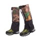 High-quality leg gaiters made of 600D anvil oxford fabric, suitable for various terrains and activities.