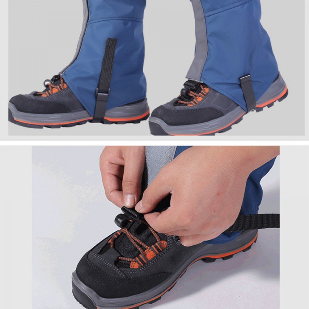 Legging gaiters made of 420D nylon in different colors.